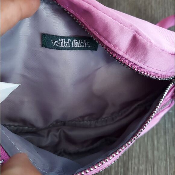 Wild Fable Metallic Pink Fanny Pack Waist Bag - Picture 3 of 5